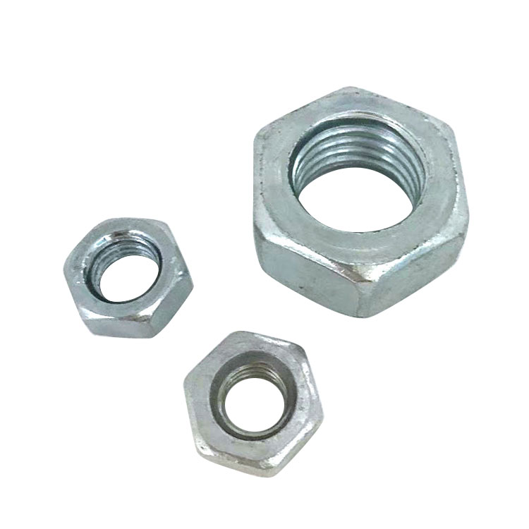 Aço Carbono DIN 934 Porca Hexagonal Zincada