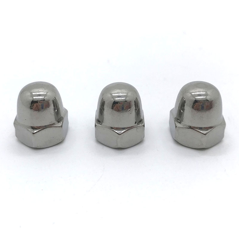 DIN1587 Cap nozes com abobadamento hexagono, tipo alto