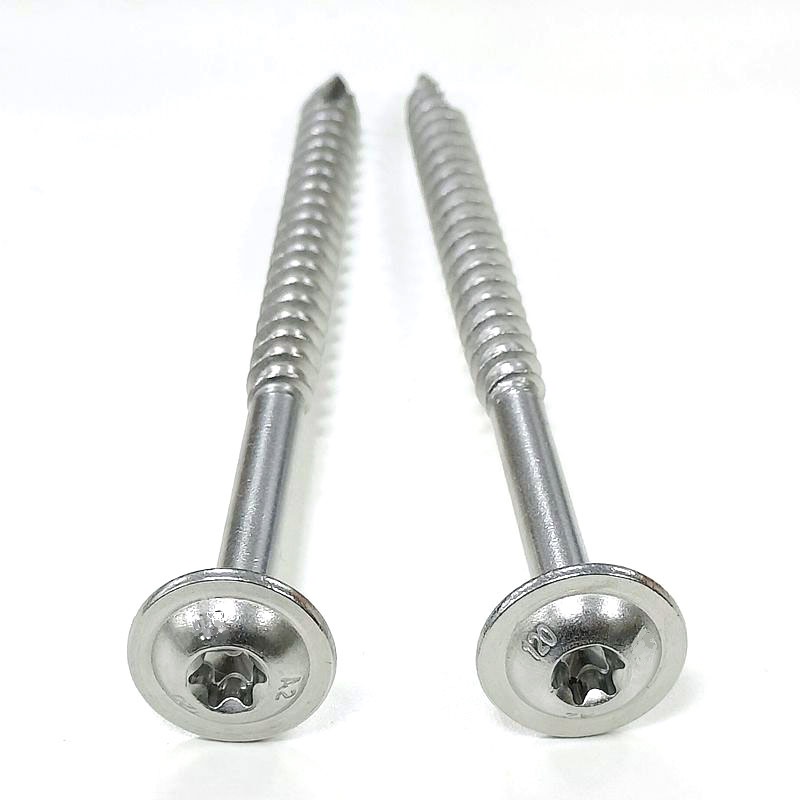 Torx Flangeed redonda deck para parafuso de madeira